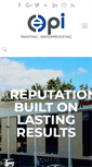 Mobile Screenshot of epipainting.com